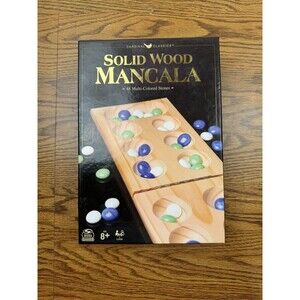 Cardinal Classics Solid Wood/Wooden Mancala‎ Kids/Family Tabletop Game Set 8y+
